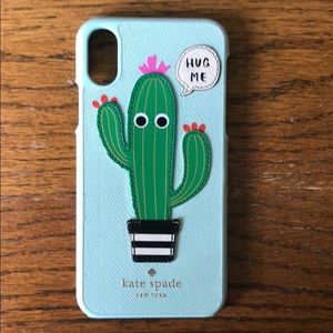Kate spade iPhone X Case cactus